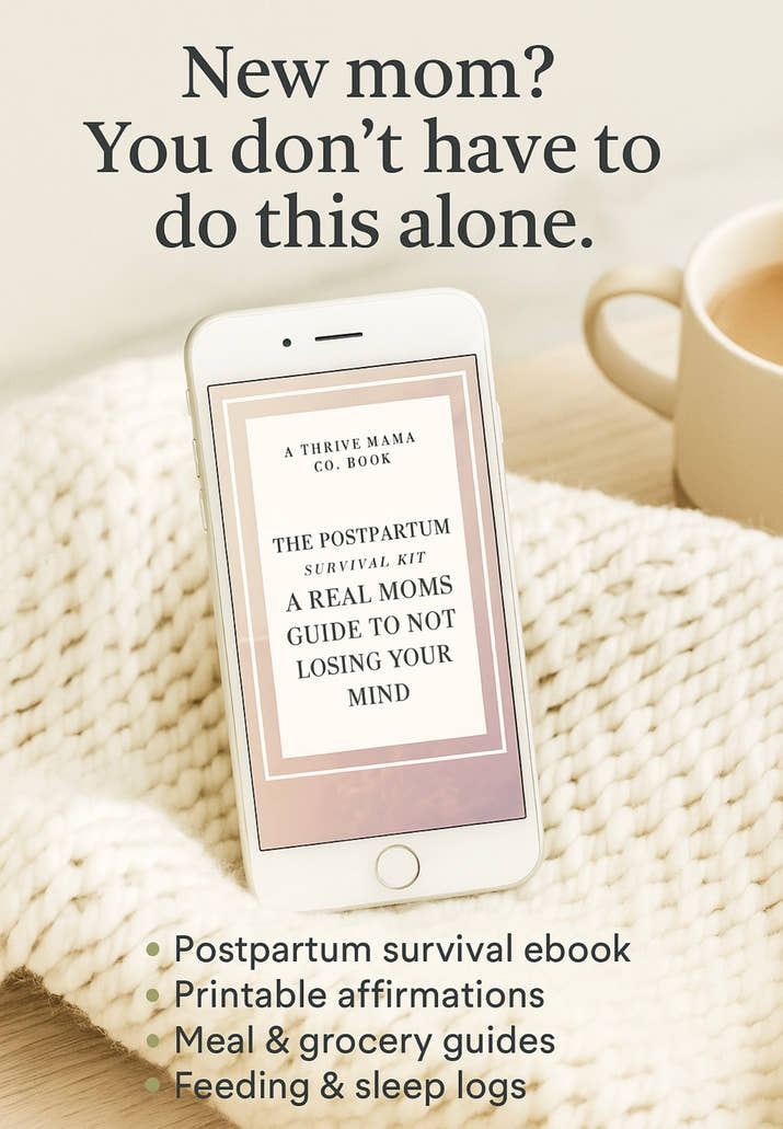 The Postpartum Survival Kit - Digital Ebook & Printable Bundle for New Moms